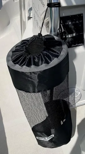 Vista 3 de Boat Trix - Bolsa de basura reutilizable, lavable, de malla y nailon y poliéster, varios tamaños y modelos (línea delgada, grande)