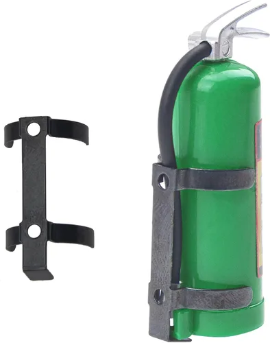 Vista 6 de Extintores de incendios a escala RC 1/10 con calcomanías, accesorios de decoración, compatibles con Traxxas TRX4 Axial SCX10 Redcat Gen7 D90 TF2