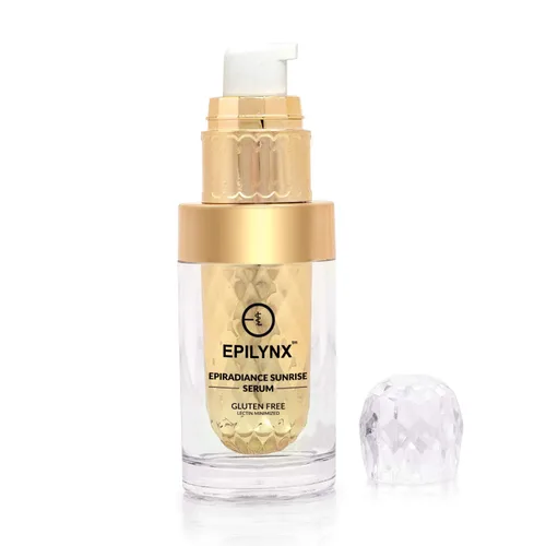 Vista 7 de EpiRadiance Sunrise Morning Face Serum vegano sin alérgenos para pieles sensibles, fórmula antienvejecimiento, reafirmante y brillante, niacinamida