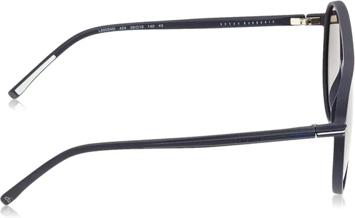 Vista 3 de Lacoste L605SND - Lentes de sol para hombre con sombra azul y gris 5819140