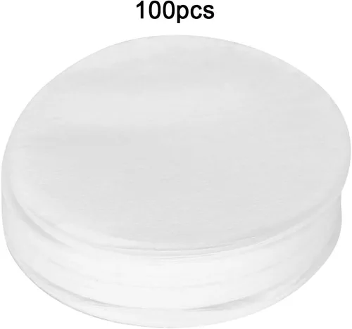 Vista 7 de Filtros de café de papel, 100 unidades de papel de filtro de café de 2.362 in/2.677 in por juego, filtro de repuesto, filtros de café clásicos