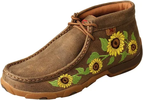 Vista 14 de Twisted X Botas tipo mocasín Chukka para mujer Bombardeo