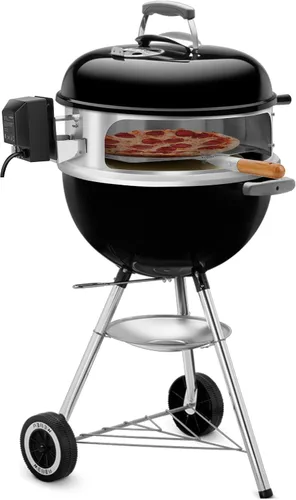 Vista 2 de only fire - Kit combinado de asador y pizza multiusos de acero inoxidable para Weber de 18 pulgadas y otras parrillas similares tipo kettle