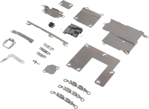 Vista 3 de Piezas internas de cubierta de placa de metal para iPhone 11 Pro Max, reemplazo de soporte incluye juego completo de tornillos y kit de herramientas