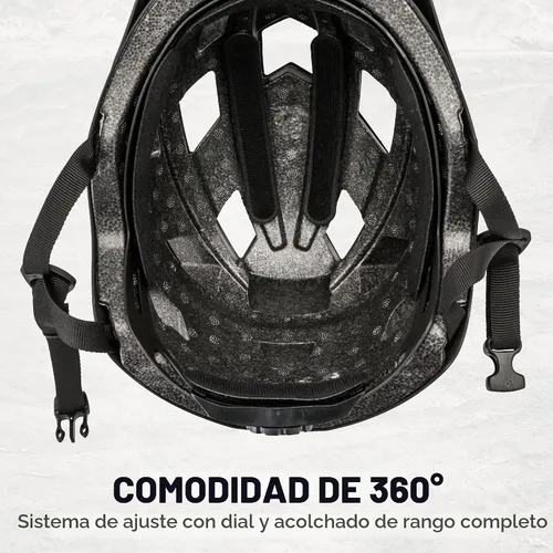 Vista 5 de Mongoose Casco de bicicleta de captura, para mayores de 8 años, soporte de cámara integrado, carcasa de ABS duradera, rejillas de ventilación