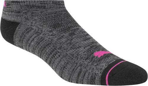 Vista 3 de PUMA Calcetines de corte bajo para mujer (paquete de 8)