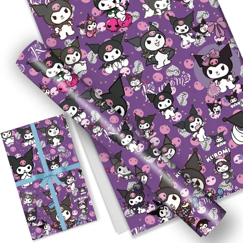 Vista 8 de EYQQM Paquete de 5 Papel de Regalo 20" x 30" Hojas de Papel Kraft Juego de Papel de Regalo de Calidad para Cumpleaños para Niños, Almacenamiento