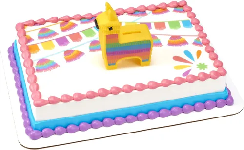 Vista 7 de DecoSet® - Juego de 1 pieza para decoración de tartas para cumpleaños y fiestas