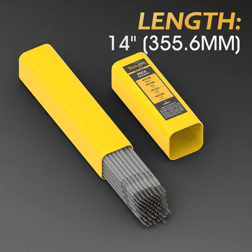 Vista 3 de Barra de soldadura de bajo hidrógeno TOOLIOM E6011 de 1/8" 5LB Electrodos de varilla de acero al carbono