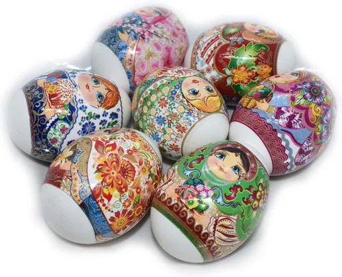 Vista 8 de Juego de 3: Lote de 10 + Ángeles + Matryoshka Termoencogible Decoración de Manga de Pascua Huevos de Pascua Pysanka Pysanky