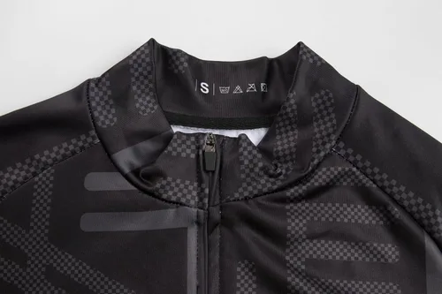 Vista 4 de GCRFL Winter Men's Cycling Jersey Long Sleeve Cold Weather Cycle Tops Cycling Jacket Thermal Fleece Bike Shirts Zipper Pocket