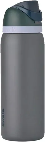 Vista 8 de Owala - Botella de agua aislada de acero inoxidable con popote y tapa de bloqueo