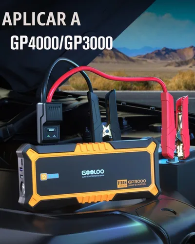 Vista 2 de GOOLOO Heavy Duty Car Jump Starter Replacement Cable for GP4000/GP3000