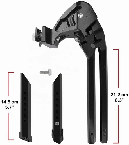Vista 6 de BV Soporte de bicicleta resistente para bicicleta eléctrica de 24 a 28 pulgadas, soporte de bicicleta que soporta hasta 77 libras, soporte ajustable