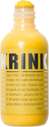 Vista 14 de Krink K-60 Marcador de Pintura Rojo - Marcadores de Graffiti de Bellas Artes Vibrantes y Opacos para Lienzo, Metal, Vidrio, Papel y Más - Marcador