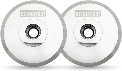 Vista 7 de DT-DIATOOL Parte trasera de aluminio de la almohadilla de pulido de 3 pulgadas, almohadilla de respaldo de gancho con eje de 5/8 pulgadas, 11