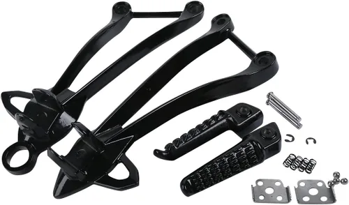 Vista 2 de TCT-MOTORPARTS Reposapiés trasero negro para Kawasaki Ninja ZX6R 09-24 ZX10R 2008-2010 ZX636 2013-2025