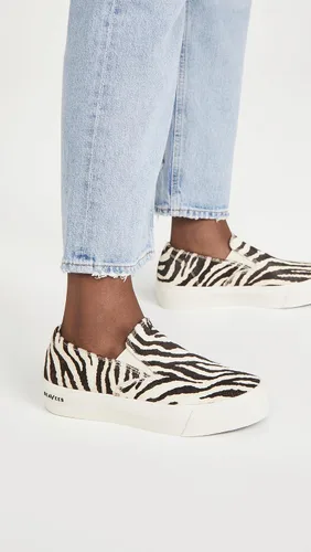 Vista 3 de SEAVEES Zapatos deportivos Baja sin cordones con plataforma para mujer
