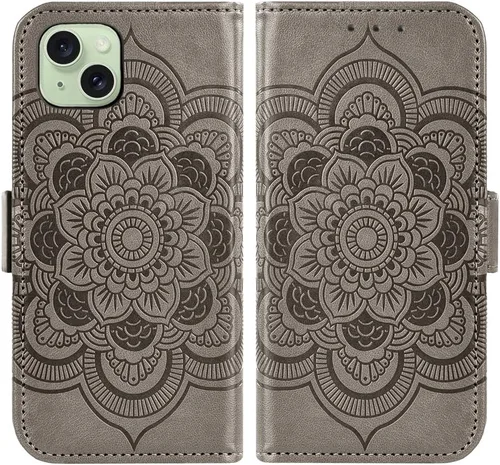 Vista 5 de Asuwish Funda compatible con iPhone 15 Plus de 6.7 pulgadas y protector de pantalla de vidrio templado, funda para teléfono celular para i-Phone 15+