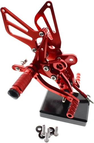 Vista 9 de FXCNC Reposapiés ajustables para motocicleta CNC Billet, compatibles con GSXR1300 GSX1300R HAYABUSA 1999-2020