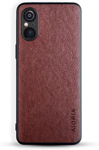 Vista 24 de AIORIA Funda protectora completa para Sony Xperia 1 IV, 6.5 pulgadas Premium PU Leather Cover Retro Business Design Full Protective Case para Sony