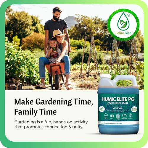 Vista 6 de FoliarTech - Fertilizante orgánico de ácido húmico para césped, mezcla mineral húmica fúlvica para árboles, arbustos, ornamentales, verduras
