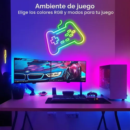 Vista 3 de SINLEY Tira de luces LED de neón de 20 pies, control con aplicación/control remoto, luces LED flexibles, múltiples modos, IP68 luces de neón RGB