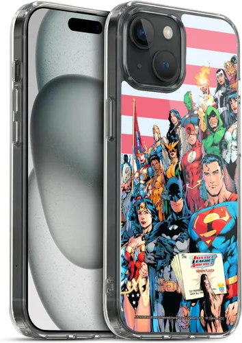 Vista 91 de Head Case Designs Funda de gel con licencia oficial de la Liga de la Justicia DC Comics #10 Darkseid War Comic Book Cover