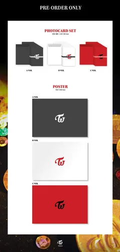 Vista 3 de TWICE [YES or YES] 6th Mini Album 3 Ver Set+3ea PhotoBook+15p PhotoCard+3p Yes or Yes Card+Tracking Number K-POP SEALED