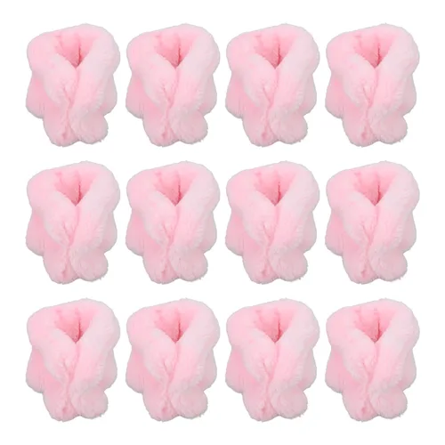 Vista 5 de Ymiko Juego de 12 rodillos rizadores sin calor de forro polar para cabello largo y corto, herramientas de peinado reutilizables durante la noche sin
