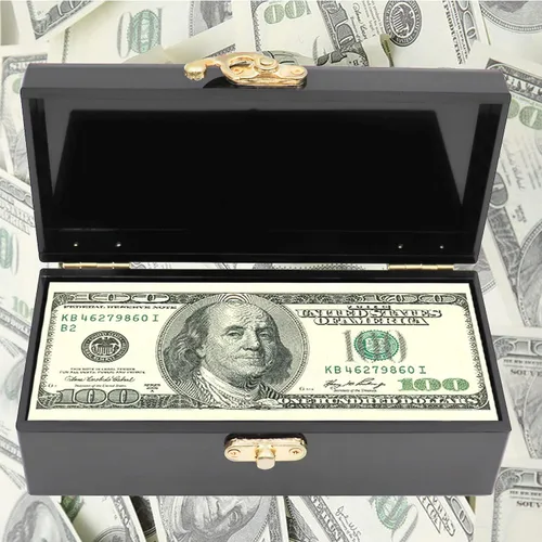 Vista 4 de Caja de Dinero de Acrílico con Cerradura en Negro, Portamonedas, Organizador de Efectivo, Bandeja de Monedas de Una Fila, Caja de Almacenamiento
