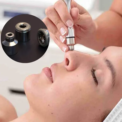 Vista 5 de 9 puntas 3 varitas diamante dermoabrasión accesorio puntas diamante varitas algodón filtro piel microdermoabrasión cuidado facial belleza herramienta