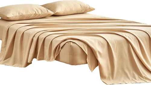 Vista 3 de Kingnex Sábanas de sofá cama individual para sofá cama extraíble de 36 x 72 pulgadas, microfibra suave de doble cepillado 1800, 3 piezas incluyen 1