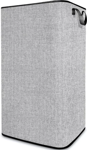 Vista 13 de SNIGJAT Cesta grande para la ropa sucia, cesta alta con asas resistentes, cestas para ropa sucia, cesta rectangular para ropa sucia para dormitorio