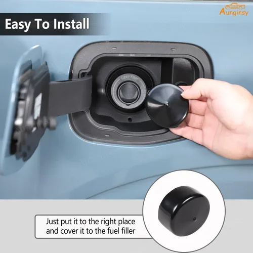 Vista 6 de Aunginsy Tapa de Gasolina Sin Tapa Cubierta de Suciedad, Agua y Polvo Tapa de Gasolina Sin Tapa Cubierta de Llenador de Combustible Compatible