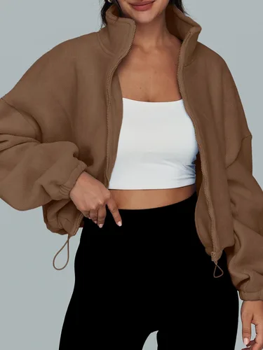 Vista 4 de AUTOMET Sudaderas con capucha y cremallera para mujer, sudaderas de gran tamaño, de manga larga, ropa de otoño, ropa de moda 2023