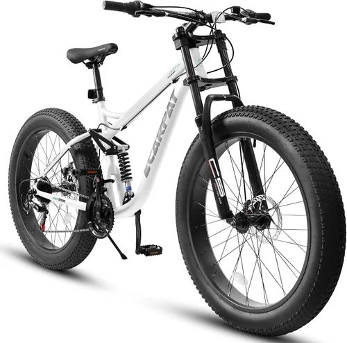 Vista 19 de Full Suspension Mountain Bike 21-Speed Verde