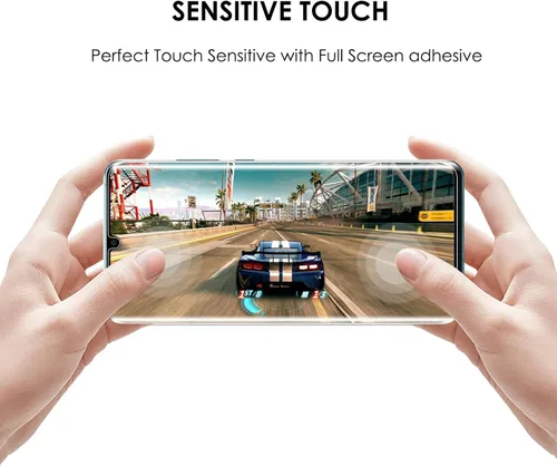 Vista 4 de Protector de pantalla para P30 Pro [3 unidades], juego de vidrio templado UV, cobertura de borde a borde, tacto sensible, resistente a los arañazos