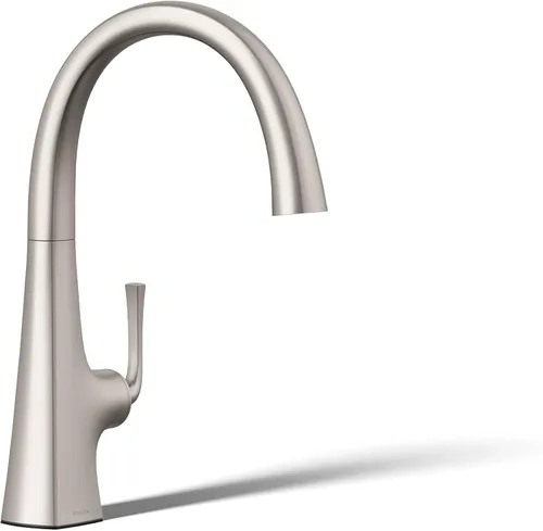 Vista 13 de Kohler 22065-BL Graze Bar grifo del fregadero con caño oscilante