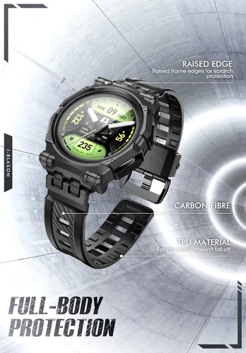 Vista 2 de i-Blason para Samsung Galaxy Watch 5 Pro Banda 45mm con 2 Juego Protector de Pantalla de Vidrio Templado, [Protección de Grado Militar]