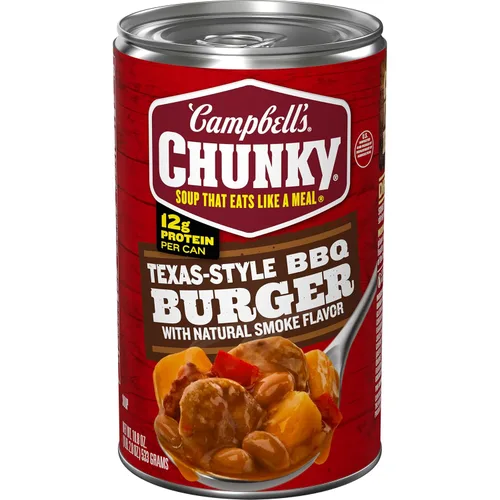 Vista 9 de Campbell's Chunky - Sopa de hamburguesa de solomillo con verduras campestres, lata de 18.8 onzas