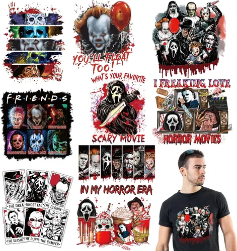 Vista 7 de 12 hojas de vinilo de transferencia de calor de Navidad, transferencia de calor de Navidad para camisetas, calcomanías de vinilo HTV para planchar