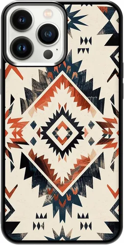 Vista 438 de Funda de teléfono Qizijio estilo azteca a prueba de golpes y protectora para iPhone 7/8/SE