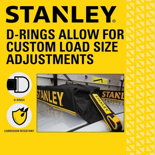Vista 3 de STANLEY S4000 - Almohadilla universal suave para techo y portaequipajes con correas de amarre resistentes