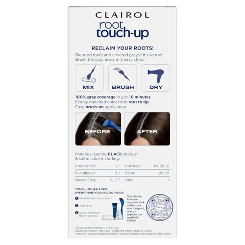 Vista 80 de Clairol Root Touch-Up de Nice'n Easy Tinte Permanente para el Cabello, 10 Rubio Extra Claro, Paquete de 1 Clairol Root Touch Up - Tinte permanente