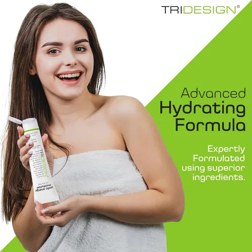 Vista 4 de TRIDESIGN Unific Energy - Acondicionador hidratante sin enjuague para cabello rizado, suero antiencrespamiento y acondicionador profundo