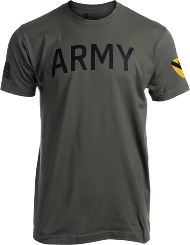 Vista 45 de Army PT Style Shirt - U.S. Military Physical Training Infantry Veteran Workout T-Shirt