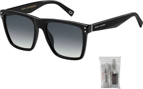 Vista 2 de Marc Jacobs MJ1002S Square Sunglasses for Women + BUNDLE with Designer iWear Complimentary Eyewear Kit