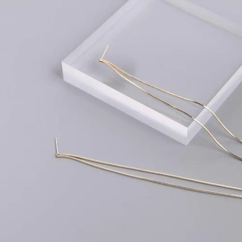Vista 4 de YESLADY - Pendientes largos y elegantes con borlas para mujer y niña
