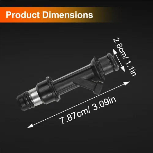 Vista 3 de Inyector de combustible compatible con Chevrolet AVEO 2004-2008, compatible con Pontiac WAVE 2005-2007, WAVE5 2005, número de pieza: 96386780